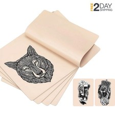 Blank Tattoo Practice Skin 8x6" Double Sided Fake Skin for Tattoo Artists 5 Pack