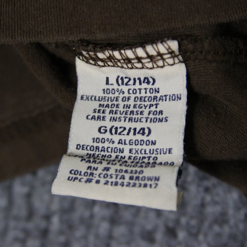 Faded Glory Skatepark T Shirt Boy's Size L (12/14) Skateboarding Brown - Image 3 of 4