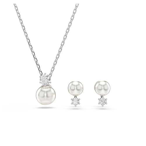 Матричный набор Swarovski 5689624 Хрустальный жемчуг круглой огранки с родиевой отделкой MSRP 189 25290₽