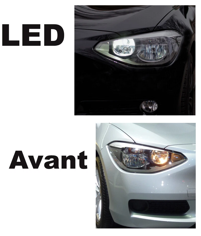 Pour BMW F20 F21 Ampoules Blanc Veilleuses Feux position 114 116 118 120 125 H6W - Photo 2/2