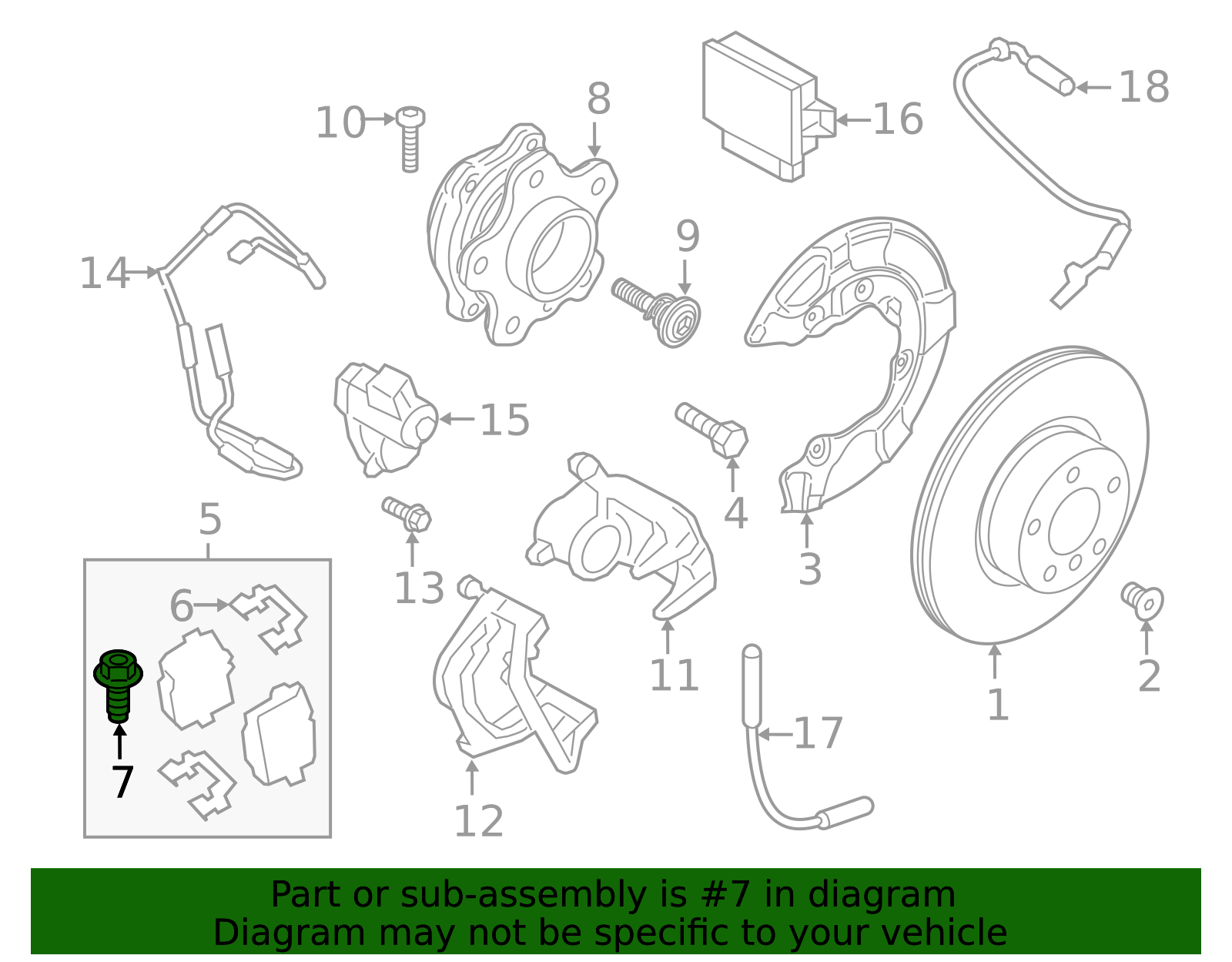 Genuine BMW Disc Brake Caliper Anchor Plate Bolt 34206850560 eBay