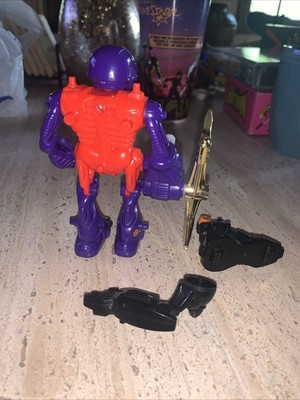 Starriors Slice Figure Purple 1984 Vintage Condition Tomy Action  