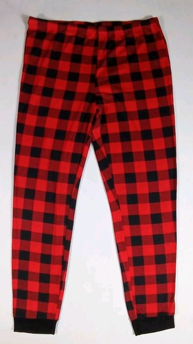 Buffalo Check Nursing Pajamas Long Sleeve Shirt Tapered Pants Womens Size Medium - Picture 8 of 13