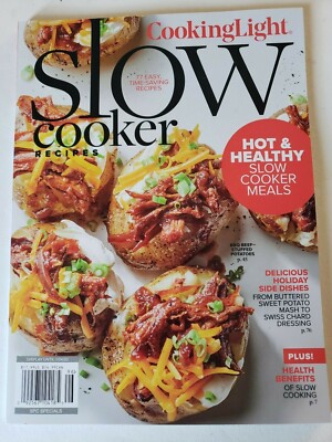 COOKING LIGHT SLOW COOKER RECIPES JANUARY 2020 BRAND NEW MAGAZINE HOT & HEALTHY