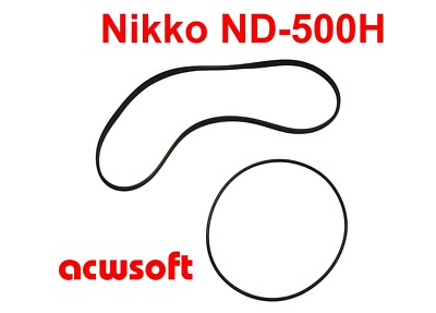 Riemen Belts Nikko ND-500H  ND 500H  Tapedeck