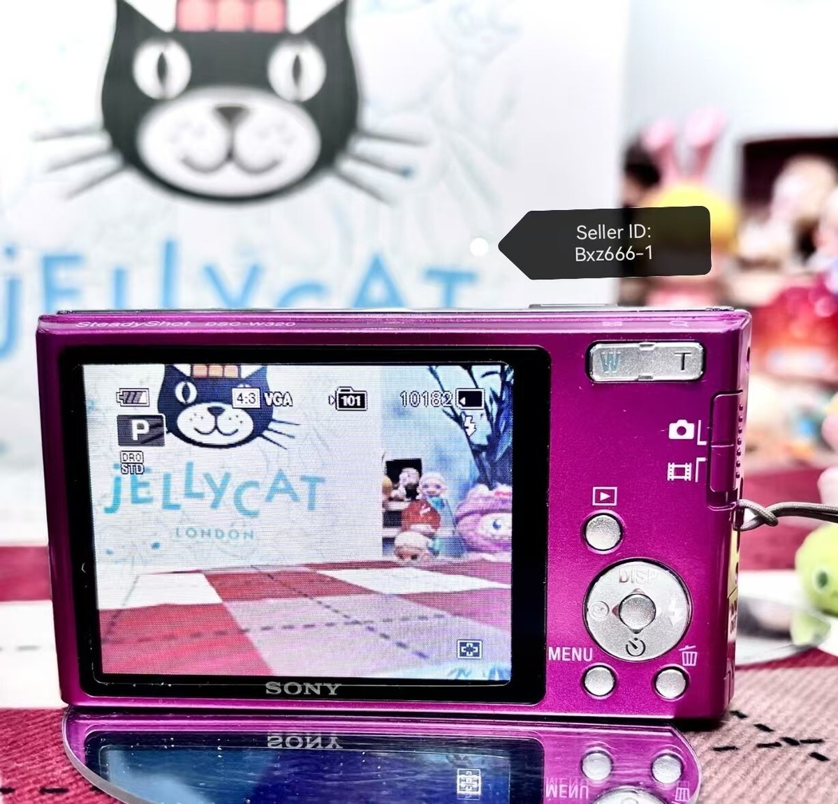 SONY DSC-W320 Digital Camera Pink Cybershot 14.1 MP 3.0x zoom W