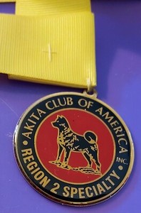 Akita Regional Specialty 1996 Neck Ribbon w ACA Medallion
