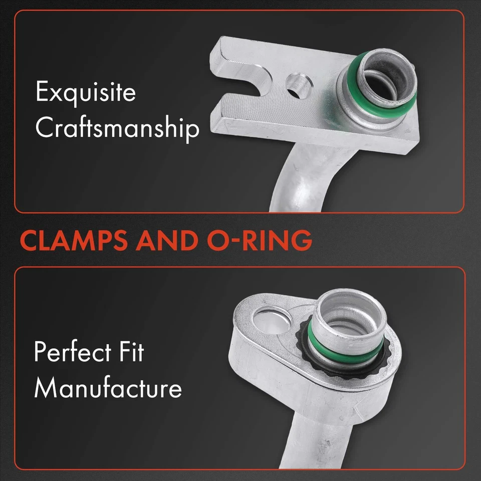 1x Conjunto de manguera de línea de succión de aire acondicionado para Jeep Liberty Dodge Nitro 2010 2011 V6 3,7 L Foto 2 de 4