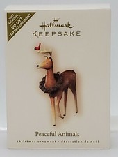 2007 Hallmark Keepsake Christmas Ornament Peaceful Animals