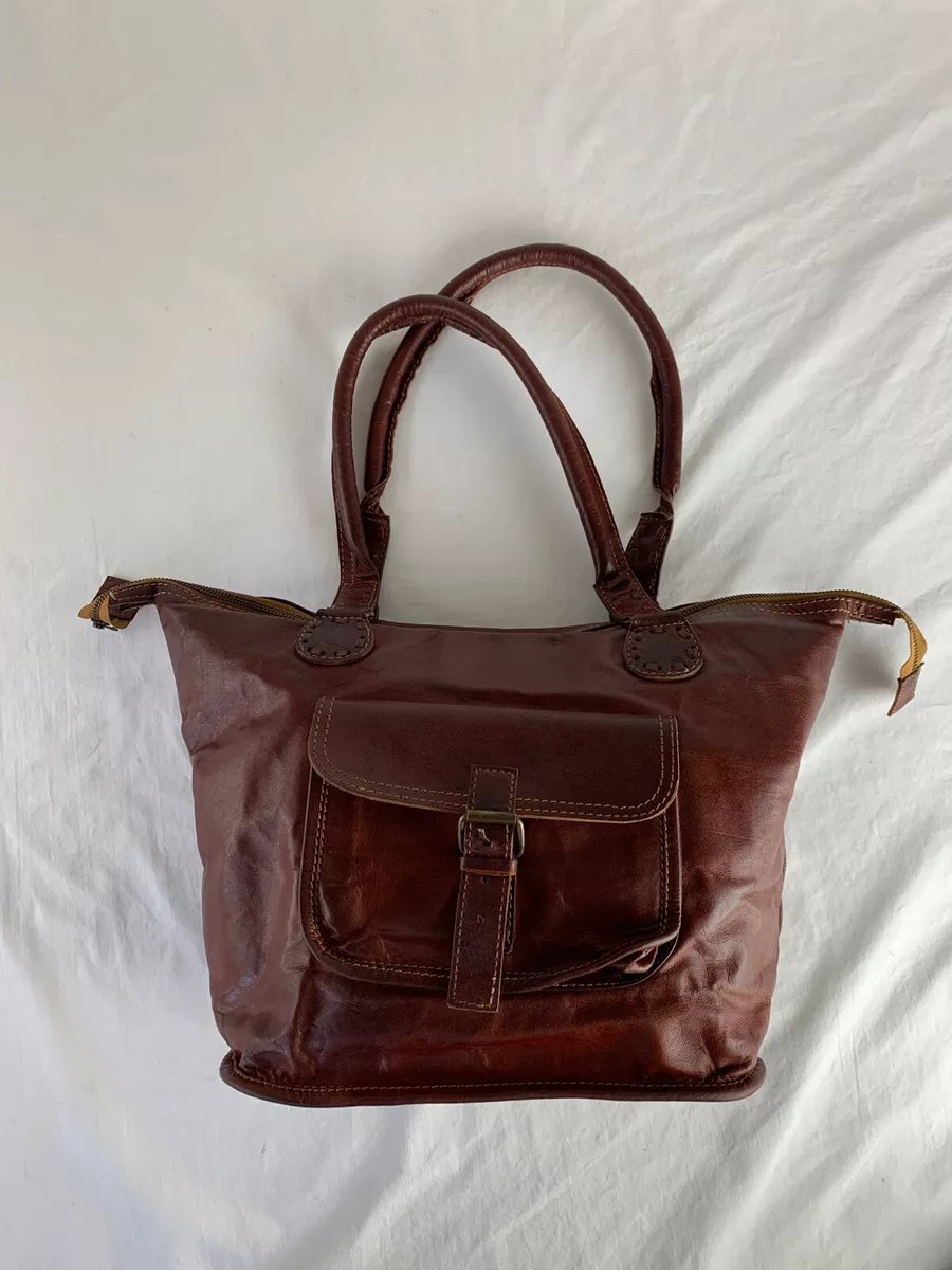 Noonday rustic sales leather tote