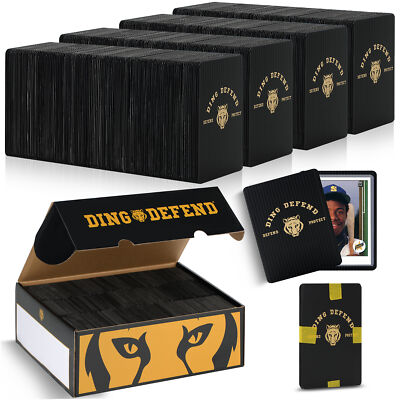 510 Pack Ding Defend Trading Card Shipping Protectors - Tiger Design Card Slab