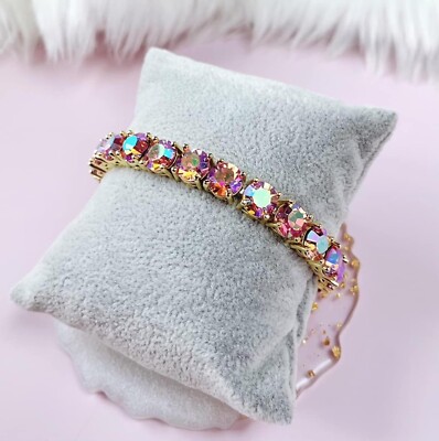 Park Lane Hibiscus Pink Shimmer Impression Bracelet | eBay