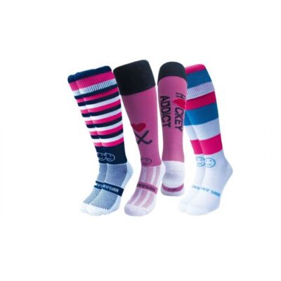 WackySox Unisex Adult Saver Pack Hockey Dream Rugby Socks | 3-Pair Knee Length Sports Socks | Junior Shoe Size 12.5-2.5 - View #14