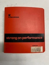 Koehring 666D Hydraulic Excavator Factory Master Parts Book Manual SKU11
