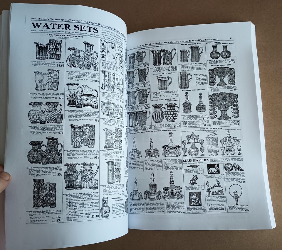 Butler Brothers Catalog Fenton Carnival Glass +Department Store