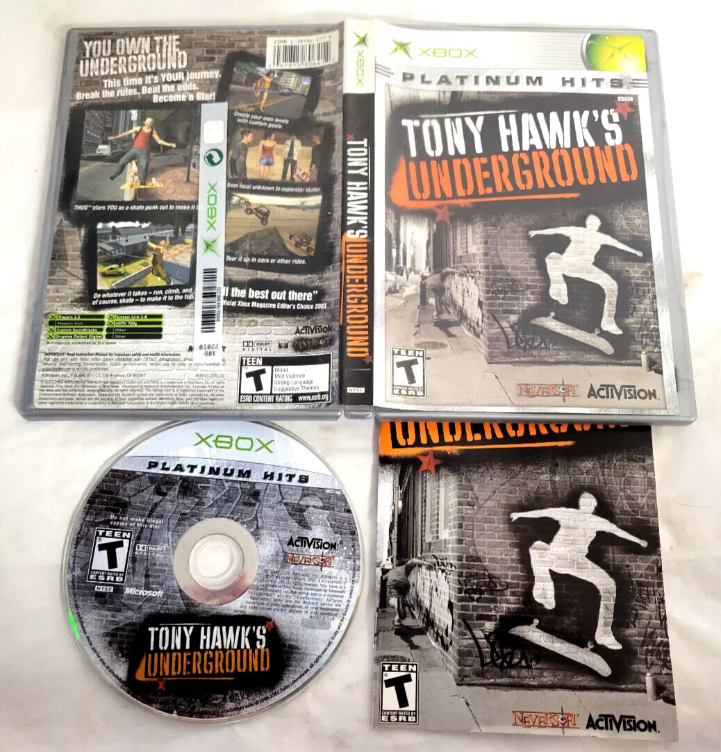 Tony Hawk's Underground (Game NOT Included) – Many Cool Things