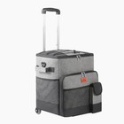 Insulated Trolley Bag for Outdoor Picnics Large Capacity Rolling Ice Pack Cooler