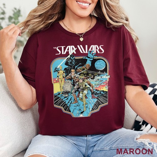 Camisa Retro Disney Star Wars, Camiseta Vintage Star Wars, 202639 - Imagen 16 de 23