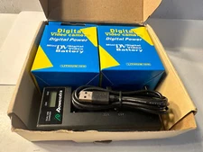 Powerextra Mini DV Digital Video Battery Power 2pack With Plug In Charger