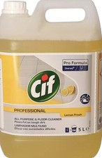 Cif Professional All Purpose & Floor Cleaner 5L Lemon Fresh 2.80 per litre