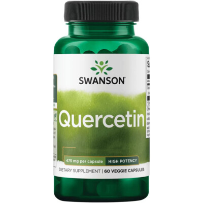 Swanson, High Potency Quercetin, 475mg, 60 Veg.Kapseln - Blitzversand
