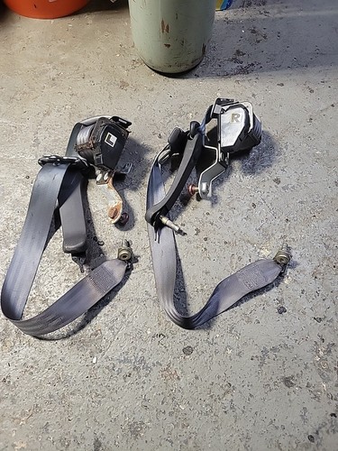 1997-2001 Jeep Cherokee XJ 2 Door Rear Seatbelts Gray With Hardware