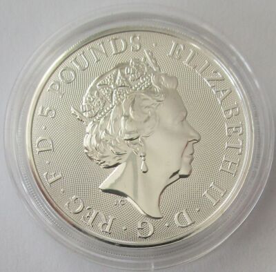 United Kingdom 5 Pounds 2022 Royal Tudor Beasts Lion of England 2