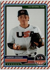 2023 Panini USA Baseball Stars & Stripes   ##24 Andrew Costello