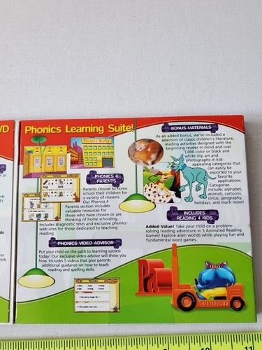 Cosmi Deluxe PHONICS 4 Kids (Bonus) PC DVD-ROM Software, 2007, Pre-Owned - Picture 8 of 11