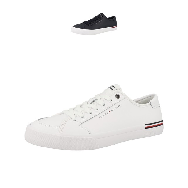 Tommy Hilfiger Core Corporate Vulcanized Leather Sneaker low Herren Turnschuhe
