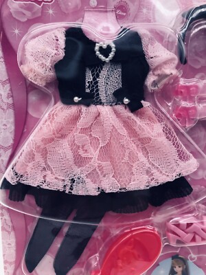 Takara Tomy Licca Doll Dress Pink Lace Outfit Pack For 9