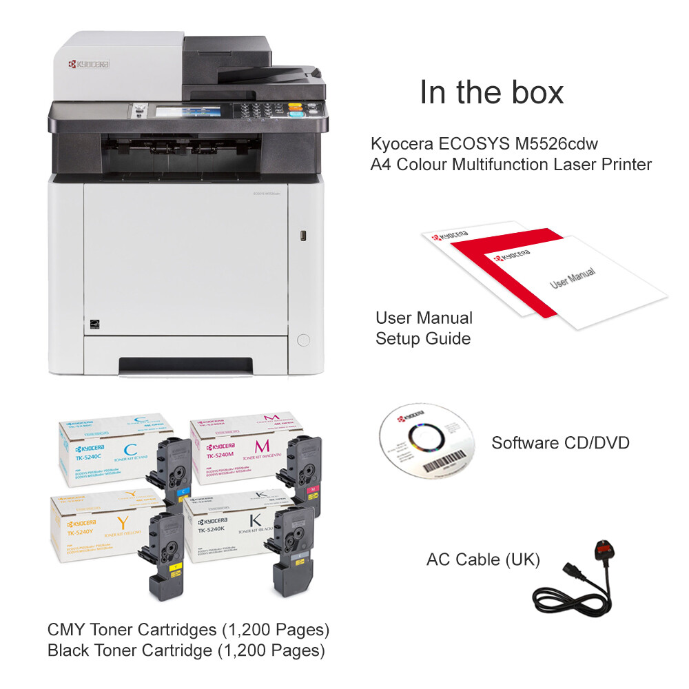 Kyocera ECOSYS M5526cdw Laser 
