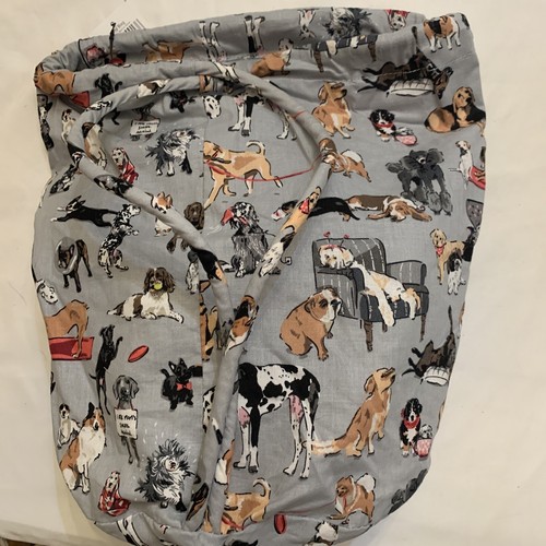 Vera Bradley Best In Show Puppy Dog Print Ditty Lined Tote Gym Bag 2020 Wet Dry - Picture 2 of 4