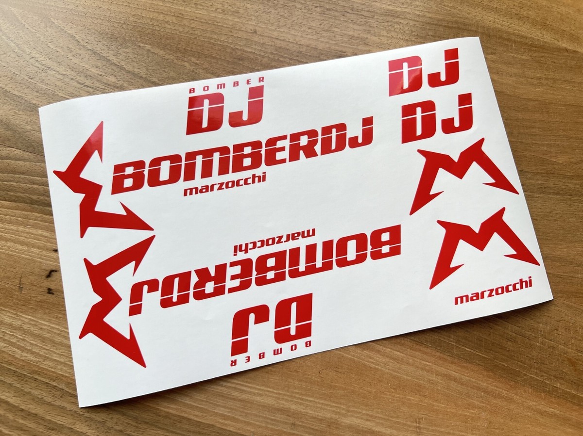 Stickers Marzocchi Bomber – Décalcomanies Vinyle Multicolores Pour Vélo