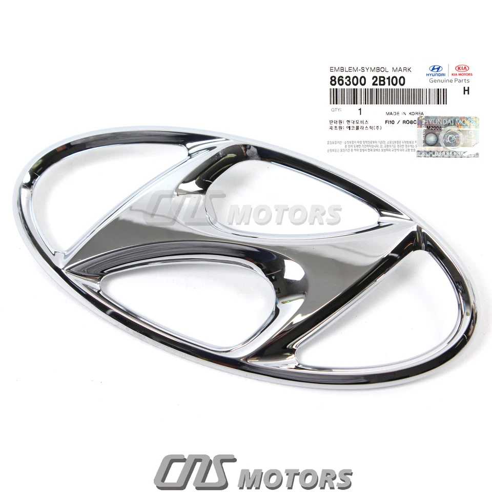 ⭐GENUINE⭐ Front Grille H Emblem for 2009-2012 Hyundai Elantra Touring 863002B100 - Image 3 of 4