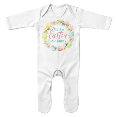 1st Easter Romper Suit Slogan Gift Ideas for Baby First