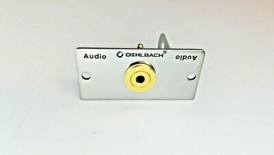 Oehlbach!Proin 8850 MMT Audio-Multimedia-Einsatz mit Lötanschluss 3,5mm Klinke##