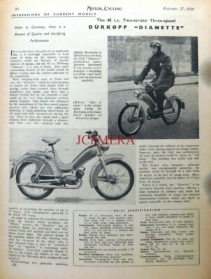 Magazines Motor Cycling (1958) Et The Motor Cycle (1948) - État Correct, Lot De 2