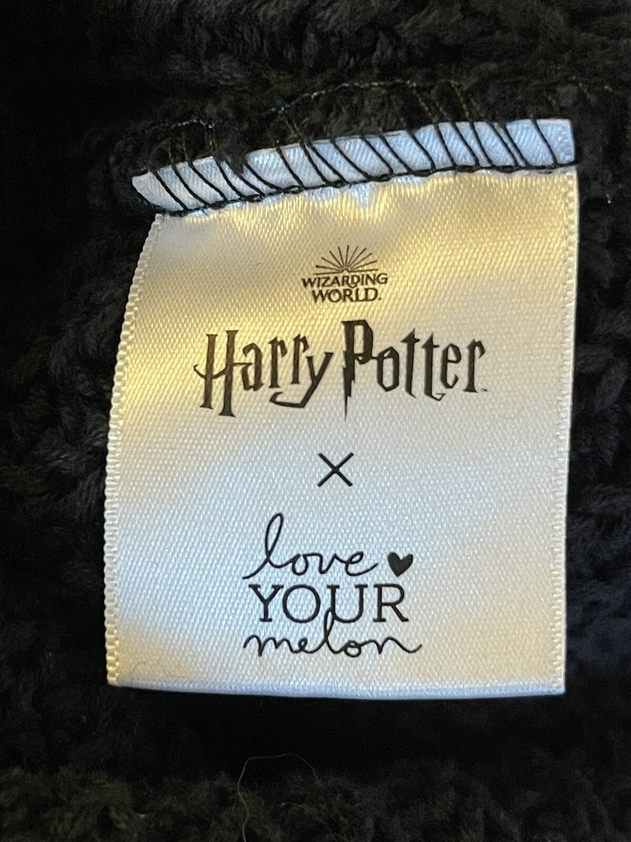 Love Your Melon Harry Potter Snitch Black Metallic Gold Pom Beanie Melon Accessories Save The Melon Beanie Love Your Melon  main image 3
