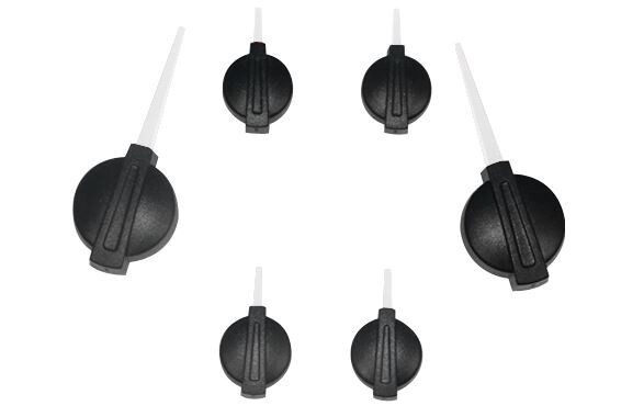 Custom Gauge Cluster Pointer Needle Set Black White GM Trucks SUVs 2007-13 New