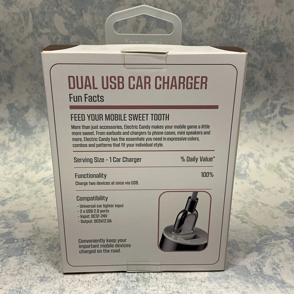 Cargador de coche Tzumi Electric Candy Dual USB 2.0A - Lote de 2 Foto 3 de 4