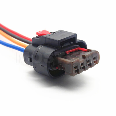 4-Pin Radiator Shutter Actuator Connector Pigtail Plug Fit For