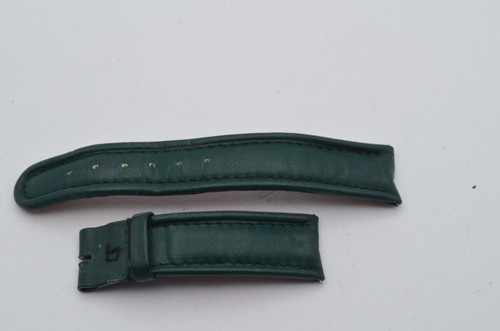 FORTIS Bracciale IN Pelle 20MM Per Chiusur a Fibbia 18MM Verde