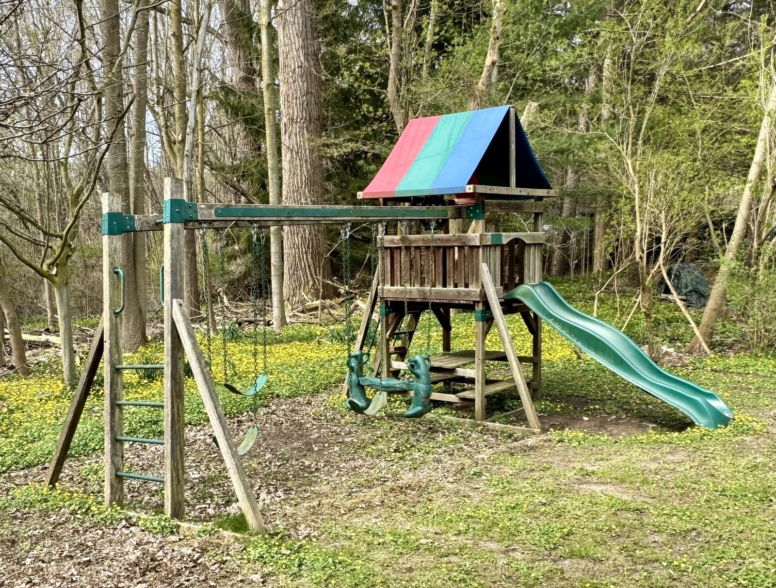 Backyard Adventures Cedar Play Set