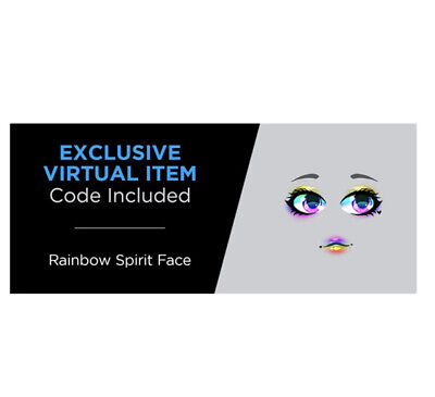 Roblox RAINBOW SPIRIT FACE exclusive virtual RARE CODE - IMMEDIATE delivery