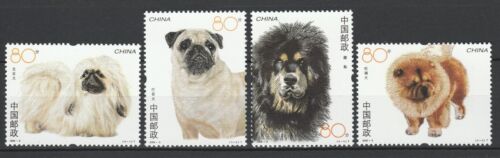 China 2006 Animals, Pets, Dogs 4 MNH stamps - Picture 1 of 1