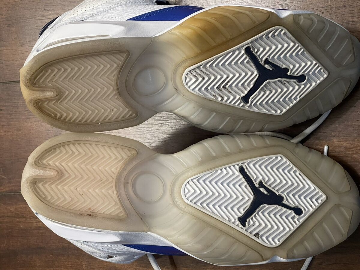 Nike Jordan B'Loyal Metallic Silver Blue White Size 8 Nike Jordan B'Loyal Metallic Silver Blue White Size 8