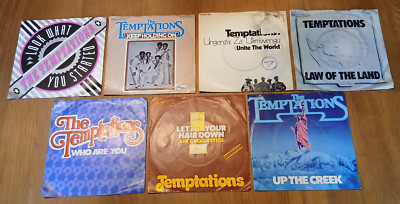 TEMPTATIONS  - KONVOLUT - 7 X 7'' - SINGLES - VG+ - VG+++ -
