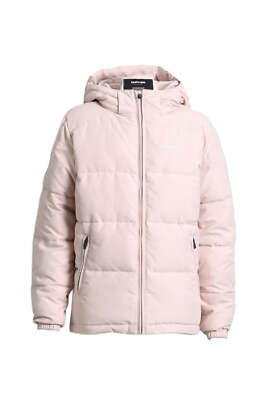 Huffer Pink Hooded Puffer Jacket Size 10 AU Casual Streetwear