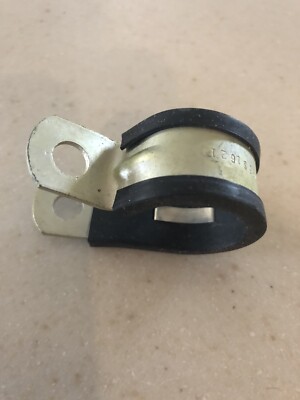 (Lot of 20) Loop Clamp (Galvanized steel band with rubber cushion)  1''  I.D.